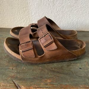 Birkenstock Arizona Antique Brown, size 39